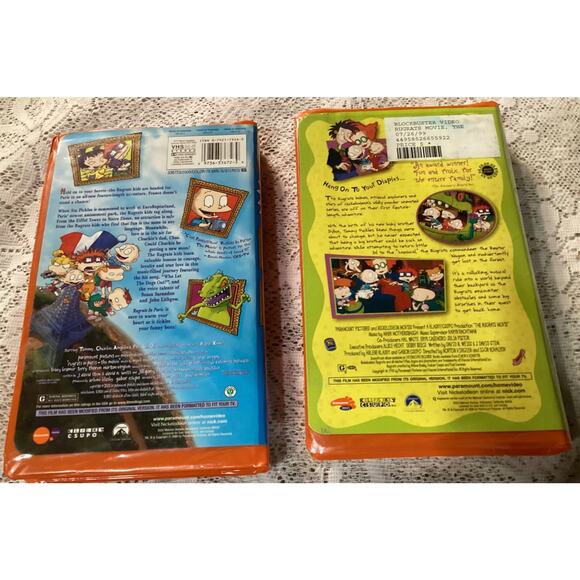 The Rugrats Movie & Rugrats in Paris VHS Tapes (VHS) - Picture 5 of 6